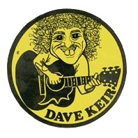 Dave Keir promotional sticker, c. 1978